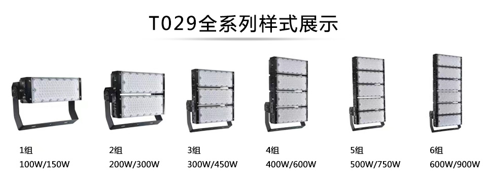 QDLED-T029球场污版草莓视频LED投光灯1组-6组全系列展示